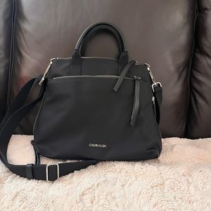 Calvin Klein Black Nylon Crossbody